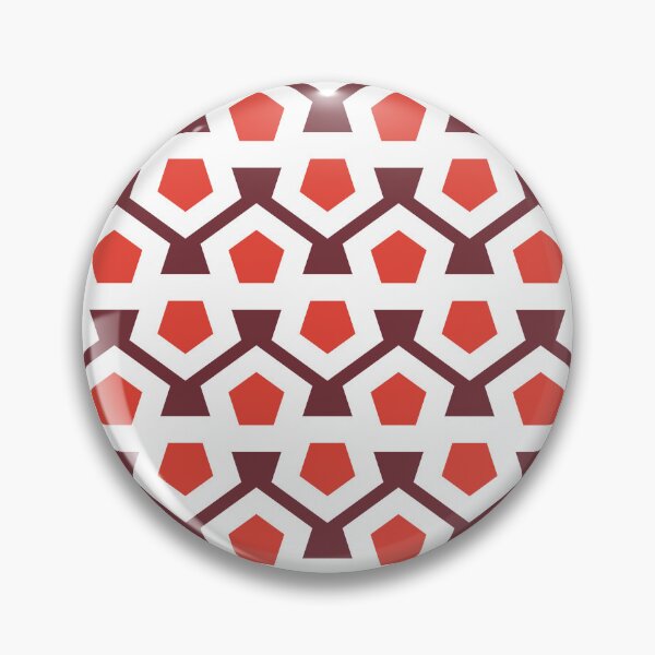 Item preview, Wine & vermillion geometric pattern designed and sold by Mint + Midnight.