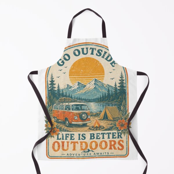 Item preview, Go Outside – Vintage Camping Adventure Aesthetic designed and sold by MonnSatis.