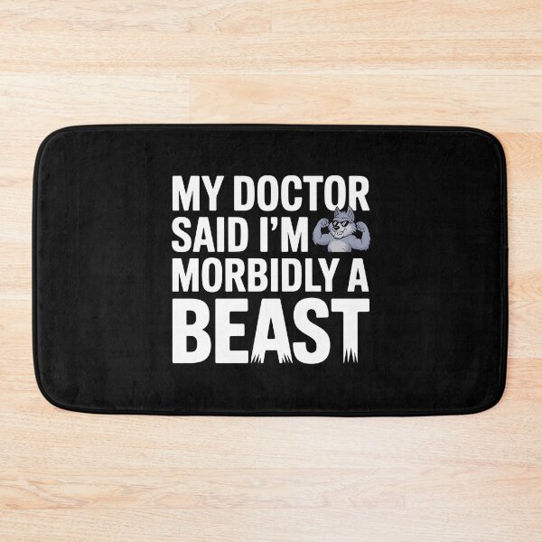 Item preview, My Doctor Said I'm Morbidly A Beast Chaotic Werewolf Pun Humor designed and sold by Redgiant87x.