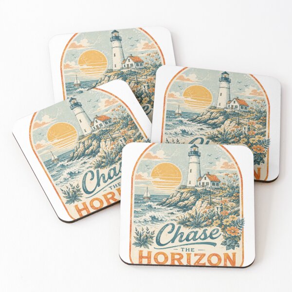 Item preview, Chase The Horizon – Vintage Lighthouse Coastal Aesthetic designed and sold by MonnSatis.