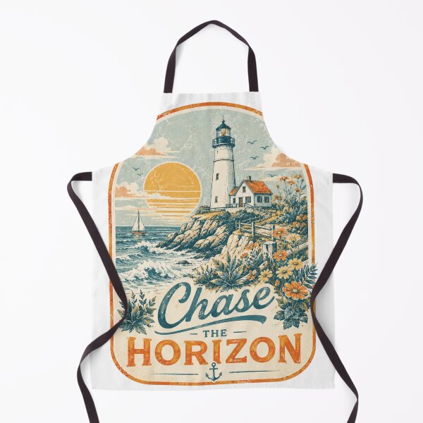 Item preview, Chase The Horizon – Vintage Lighthouse Coastal Aesthetic designed and sold by MonnSatis.