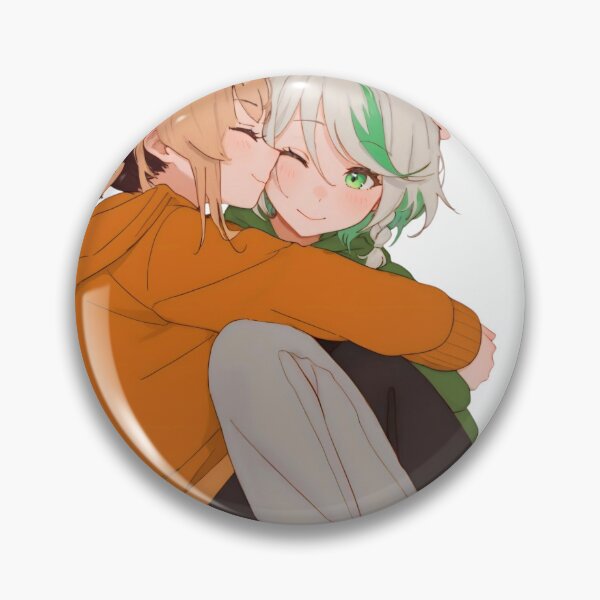 Item preview, Gigi Murin Kissing Cecilia Immergreen Hololive designed and sold by KomiArts.