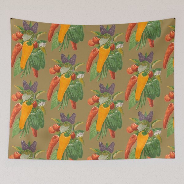 Item preview, vintage bell peppers designed and sold by okapia concolor.