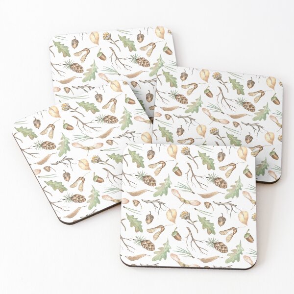 Item preview, Autumn Forest Findings Pattern in Rustic Style designed and sold by Flowersforbear.