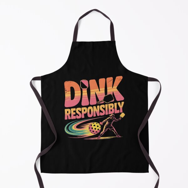 Item preview, Dink Responsibly Pickleball Funny Pickleball Player Design With Pickleball Paddles designed and sold by Redgiant87x.