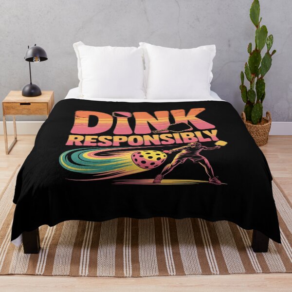 Item preview, Dink Responsibly Pickleball Funny Pickleball Player Design With Pickleball Paddles designed and sold by Redgiant87x.