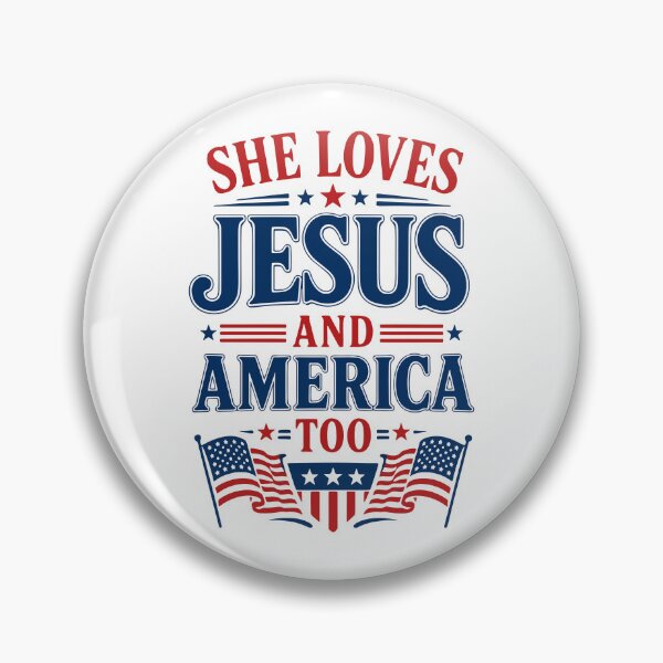 Item preview, She loves Jesus and America too designed and sold by HandicraftArt.