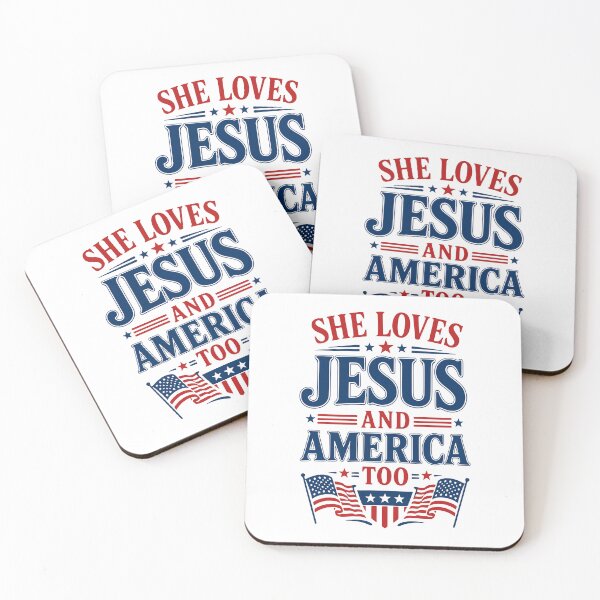 Item preview, She loves Jesus and America too designed and sold by HandicraftArt.