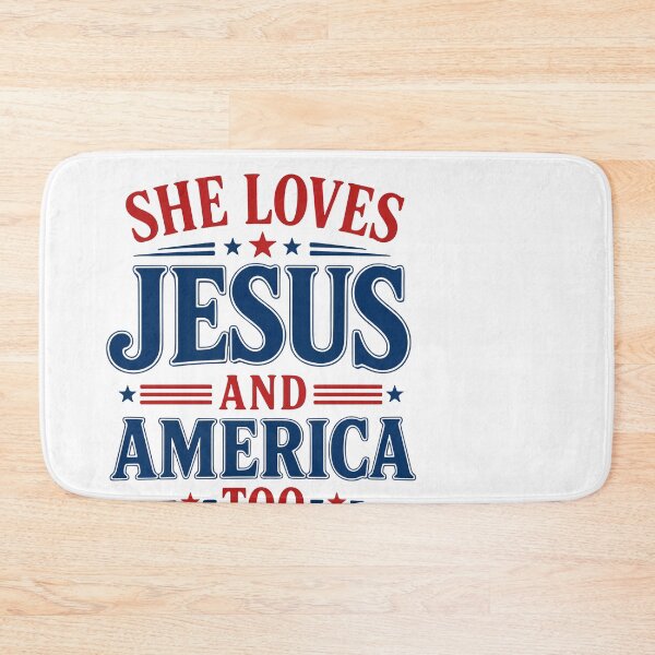 Item preview, She loves Jesus and America too designed and sold by HandicraftArt.