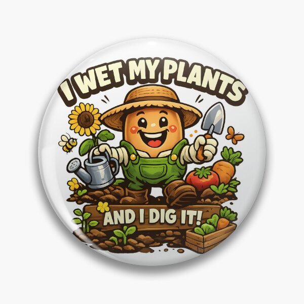 Item preview, I water my plants and I love it – Fun garden motif designed and sold by meshhead.