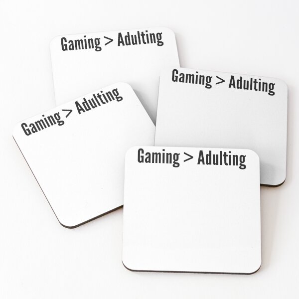 Item preview, Gaming vs Adulting designed and sold by NanuWear.