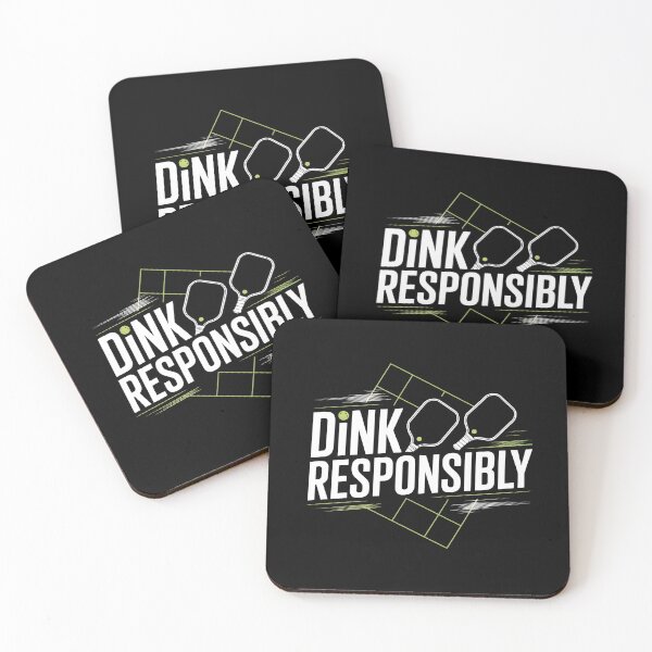 Item preview, Dink Responsibly Pickleball Retro Funny Pickleball Lover designed and sold by Redgiant87x.