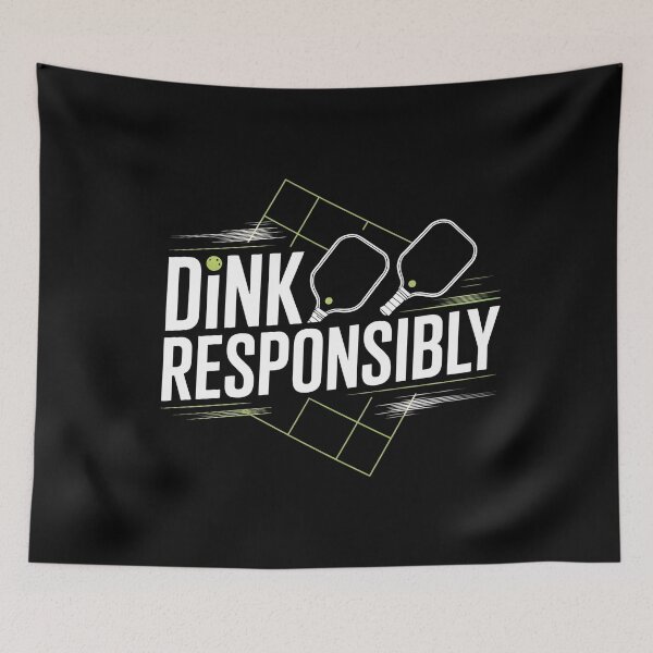 Item preview, Dink Responsibly Pickleball Retro Funny Pickleball Lover designed and sold by Redgiant87x.