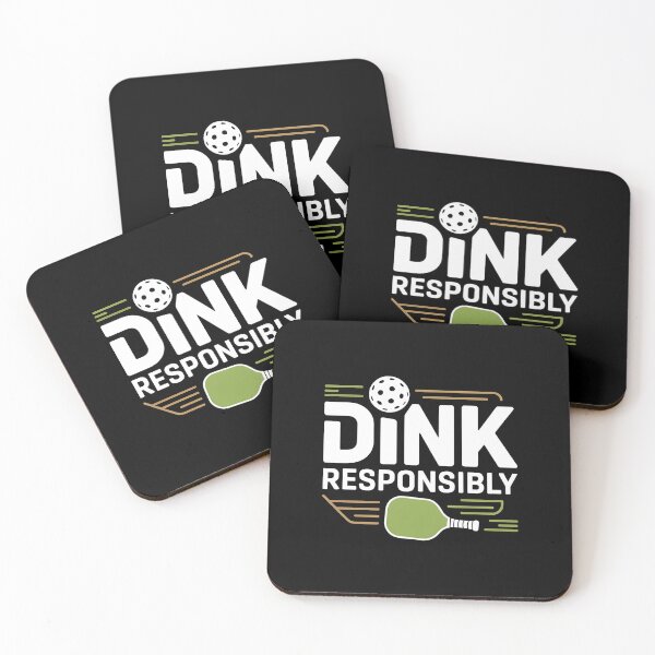 Item preview, Dink Responsibly Pickleball Cute And Funny Pickleball Team designed and sold by Redgiant87x.
