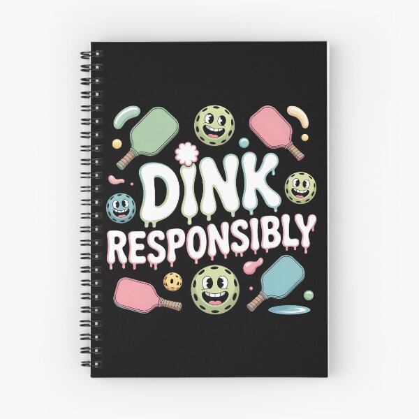Item preview, Dink Responsibly Pickleball Vintage Pickleball Paddle Humor designed and sold by Redgiant87x.