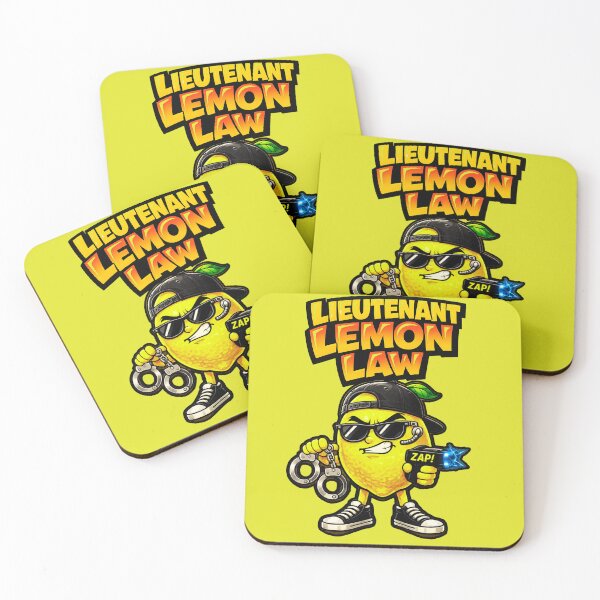 Item preview, Lieutenant Lemon Law | Angry Lemon Police Cartoon designed and sold by GreennieArt.