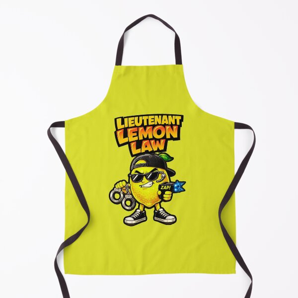 Item preview, Lieutenant Lemon Law | Angry Lemon Police Cartoon designed and sold by GreennieArt.