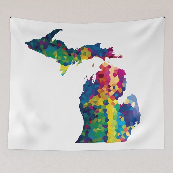 Item preview, Michigan Rainbow Tile designed and sold by UnderwaterSky.