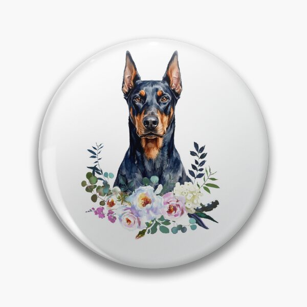 Item preview, Watercolor Doberman Pinscher designed and sold by Liededrom..
