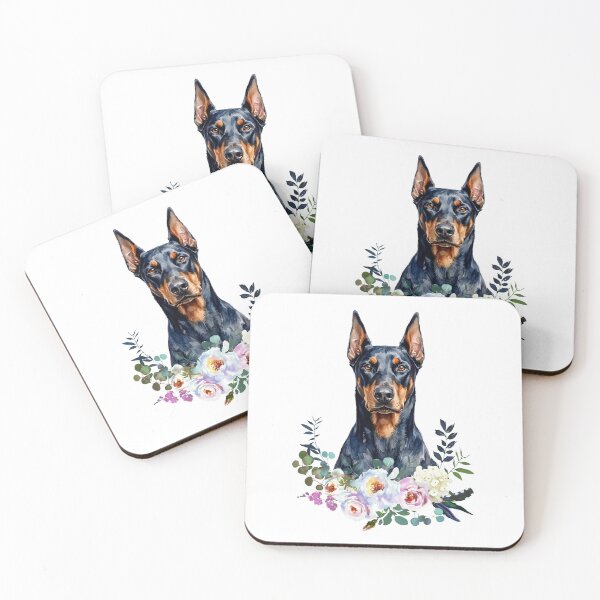 Item preview, Watercolor Doberman Pinscher designed and sold by Liededrom..