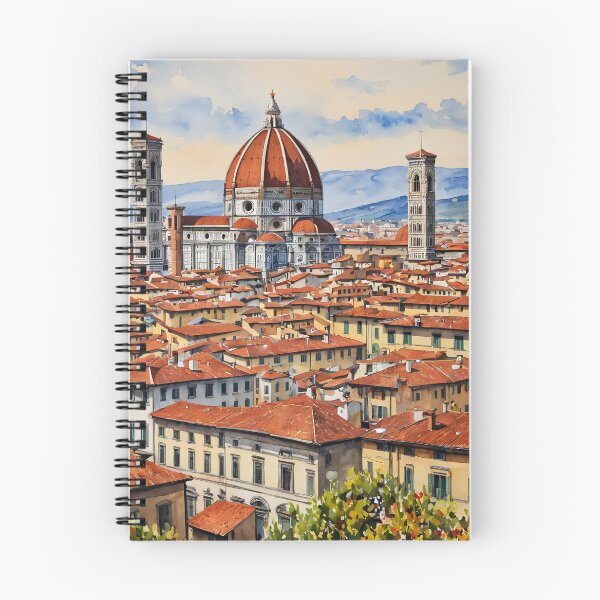 Item preview, Renaissance Majesty – Florence Duomo Watercolor Art designed and sold by UmSkelig834.