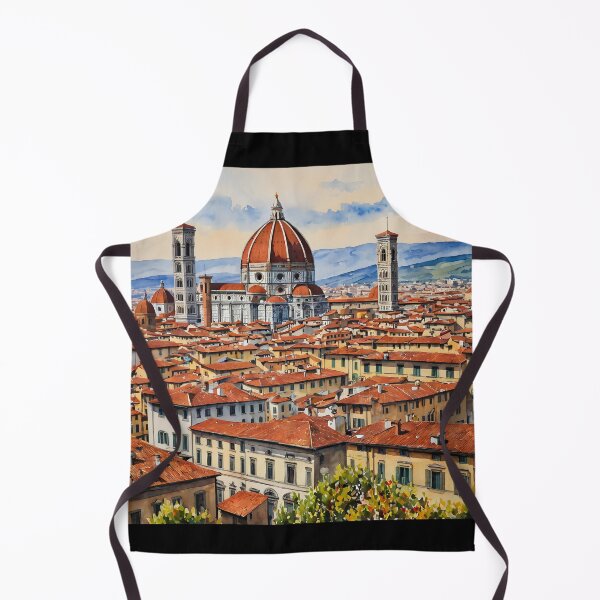 Item preview, Renaissance Majesty – Florence Duomo Watercolor Art designed and sold by UmSkelig834.