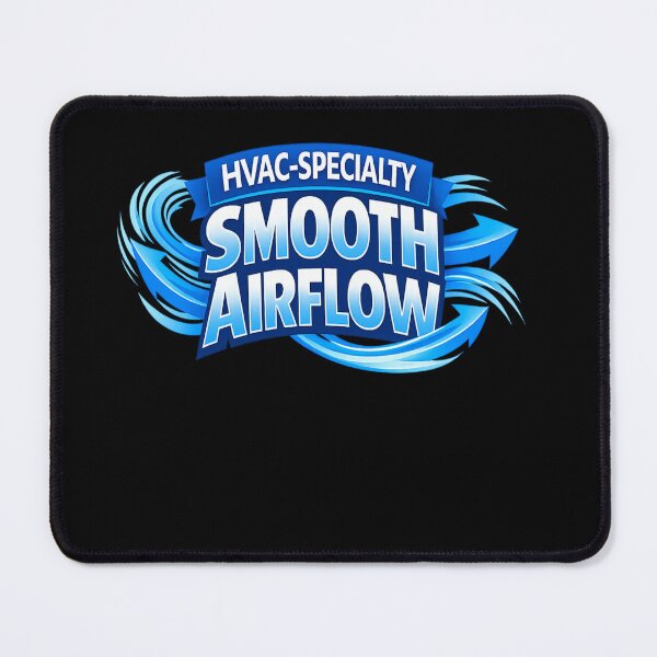 Item preview, Smooth Airflow HVAC Technician Logo - Blue swirl Trade Design designed and sold by FrozenHeat97.