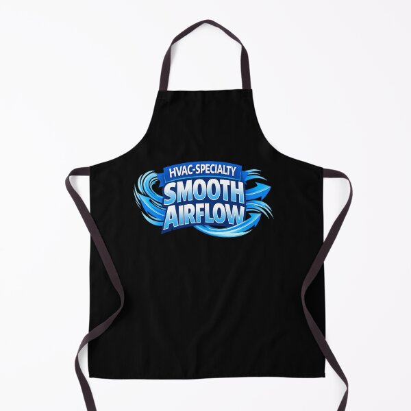 Item preview, Smooth Airflow HVAC Technician Logo - Blue swirl Trade Design designed and sold by FrozenHeat97.
