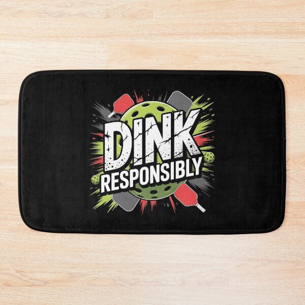 Item preview, Dink Responsibly Pickleball Cool Pickleball Lover And Paddle designed and sold by Redgiant87x.