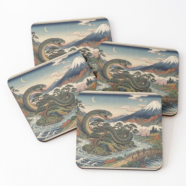 Item preview, Snake over Japan designed and sold by The King's general goods.
