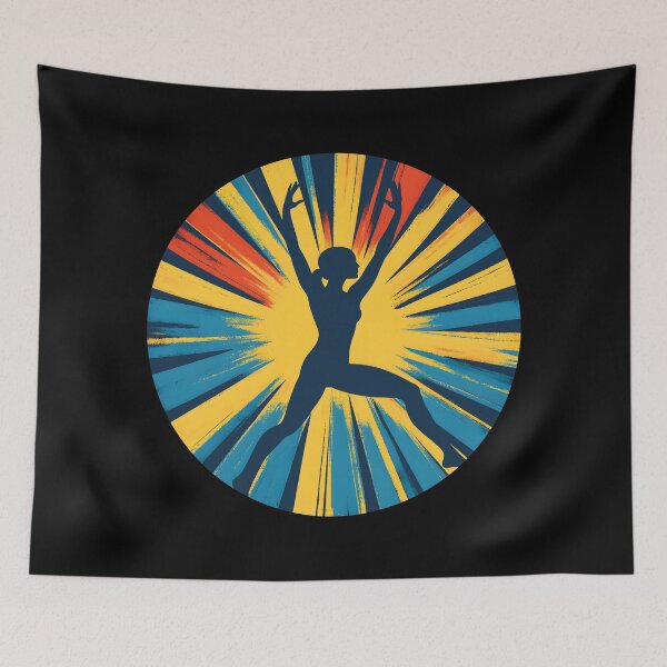 Item preview, Mindfulness Yoga Vintage Sunset designed and sold by AlchemyColor.