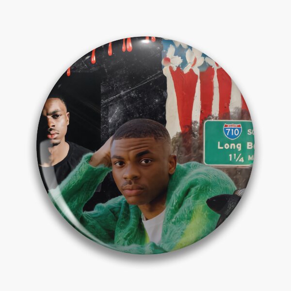 Item preview, Vince Staples Surreal Long Beach Melting Flag Art designed and sold by y2kponyclub.