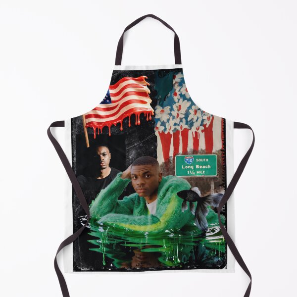 Item preview, Vince Staples Surreal Long Beach Melting Flag Art designed and sold by y2kponyclub.