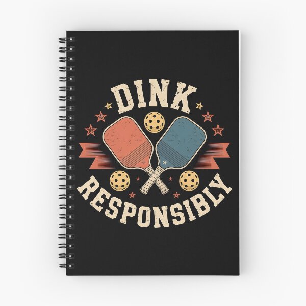 Item preview, Dink Responsibly Pickleball Fun Court Humor For Pickleball Enthusiasts designed and sold by Redgiant87x.