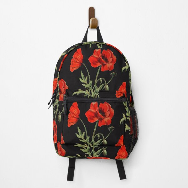 Item preview, vintage red flowers designed and sold by okapia concolor.