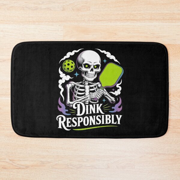 Item preview, Dink Responsibly Pickleball Funny Pickleball Paddle And Soft Serve designed and sold by Redgiant87x.