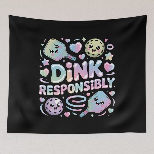 Item preview, Dink Responsibly Pickleball Creative Pickleball Design For Paddle Lovers designed and sold by Redgiant87x.