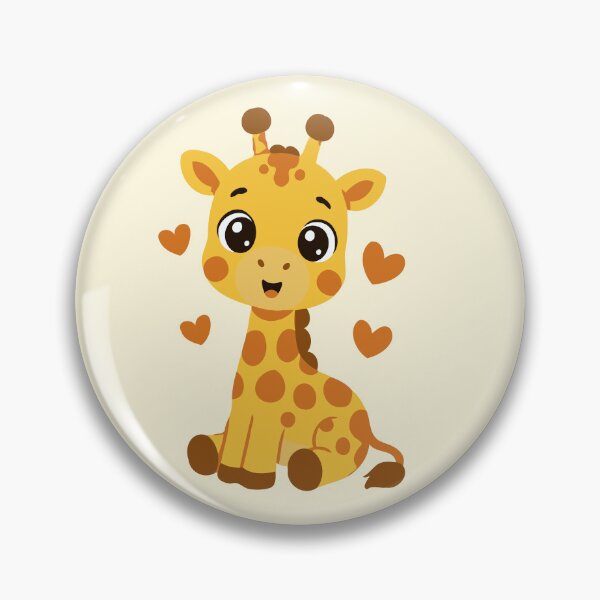 Item preview, Timid Giraffe Exploring Sticker - Tee designed and sold by RedStreamStudio.