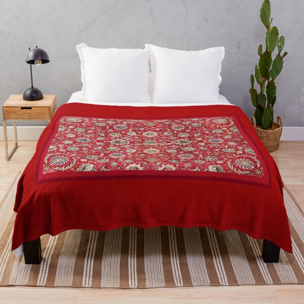 Item preview, Mu’ur (UM) Empire™ al-Benhadiel©™, Art Deco 3, Red Floral designed and sold by HardyKnitDesign.