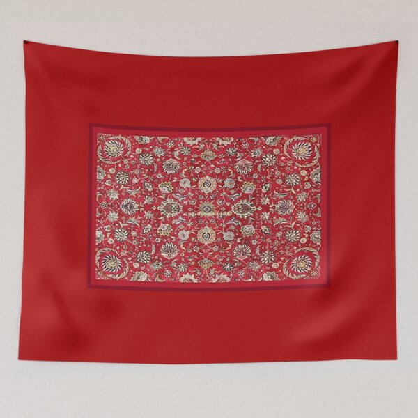 Item preview, Mu’ur (UM) Empire™ al-Benhadiel©™, Art Deco 3, Red Floral designed and sold by HardyKnitDesign.