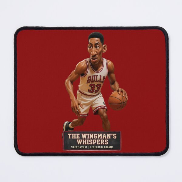 Item preview, Scottie Pippen Wingman Clay Style Art designed and sold by A touch of creativity.