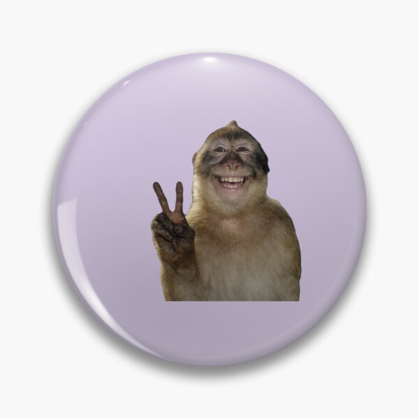 Item preview, Monkey peace sign  designed and sold by zarapatel.