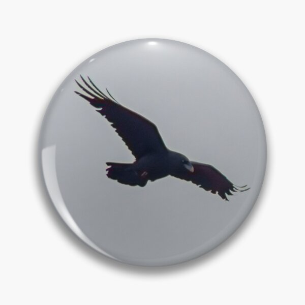 Item preview, Crow in Flight Against a Grey Sky designed and sold by LueNoir.
