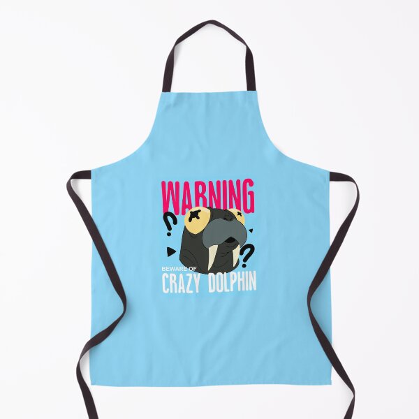 Item preview, Beware of Crazy Dolphin | Abnormal Pets MISPRINTED designed and sold by Crumbs with Friends.
