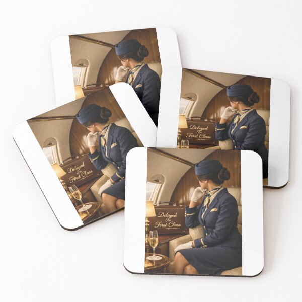 Item preview, Old Money Luxury Flight Attendant Poster - First Class designed and sold by Ve & Co.