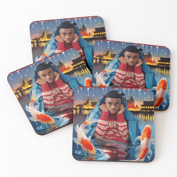 Item preview, Vince Staples Surreal Long Beach Koi Fish Collage designed and sold by y2kponyclub.
