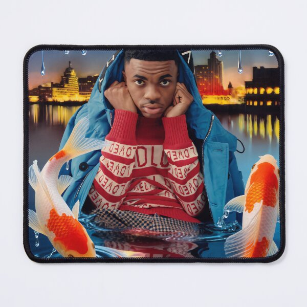 Item preview, Vince Staples Surreal Long Beach Koi Fish Collage designed and sold by y2kponyclub.
