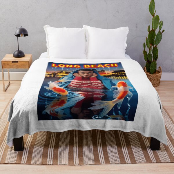 Item preview, Vince Staples Surreal Long Beach Koi Fish Collage designed and sold by y2kponyclub.