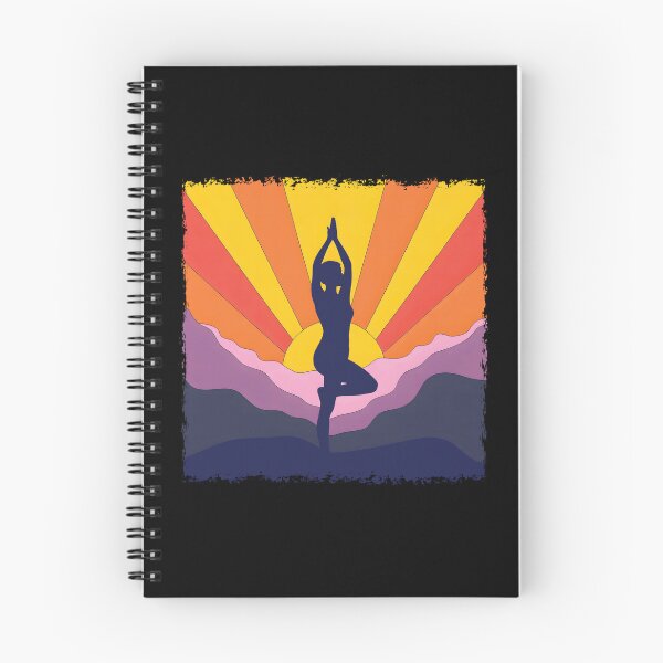 Item preview, Spiritual Yoga Woman Retro Sun designed and sold by AlchemyColor.