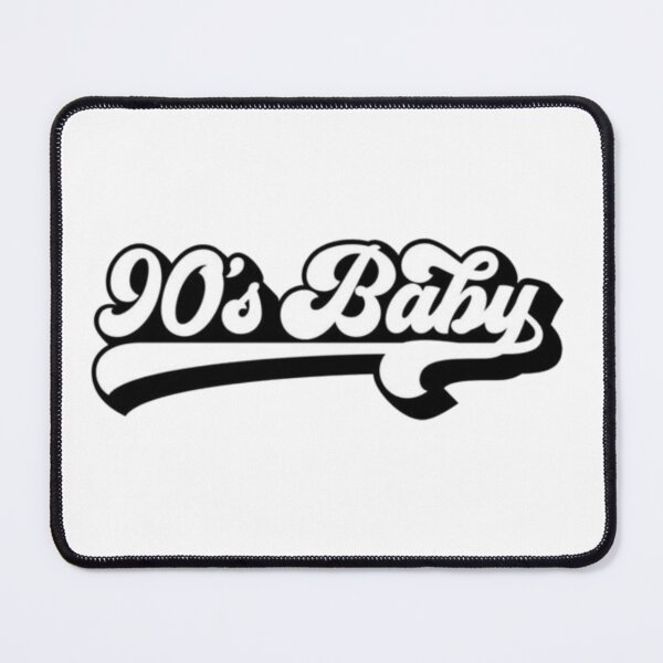 Item preview, 90s Baby - Retro Varsity Script Nostalgia Statement designed and sold by The-SilentPlace.